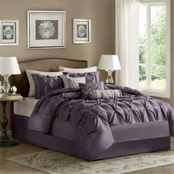 Madison Park Laurel Comforter Set, Purple - Cal King MP10-256